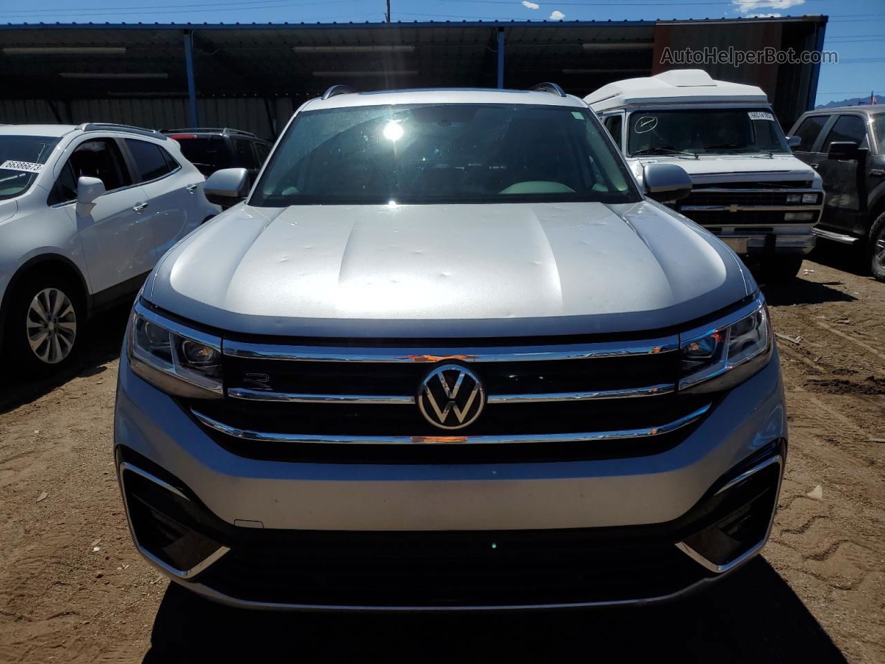 2021 Volkswagen Atlas Se Серый vin: 1V2RR2CA8MC525033