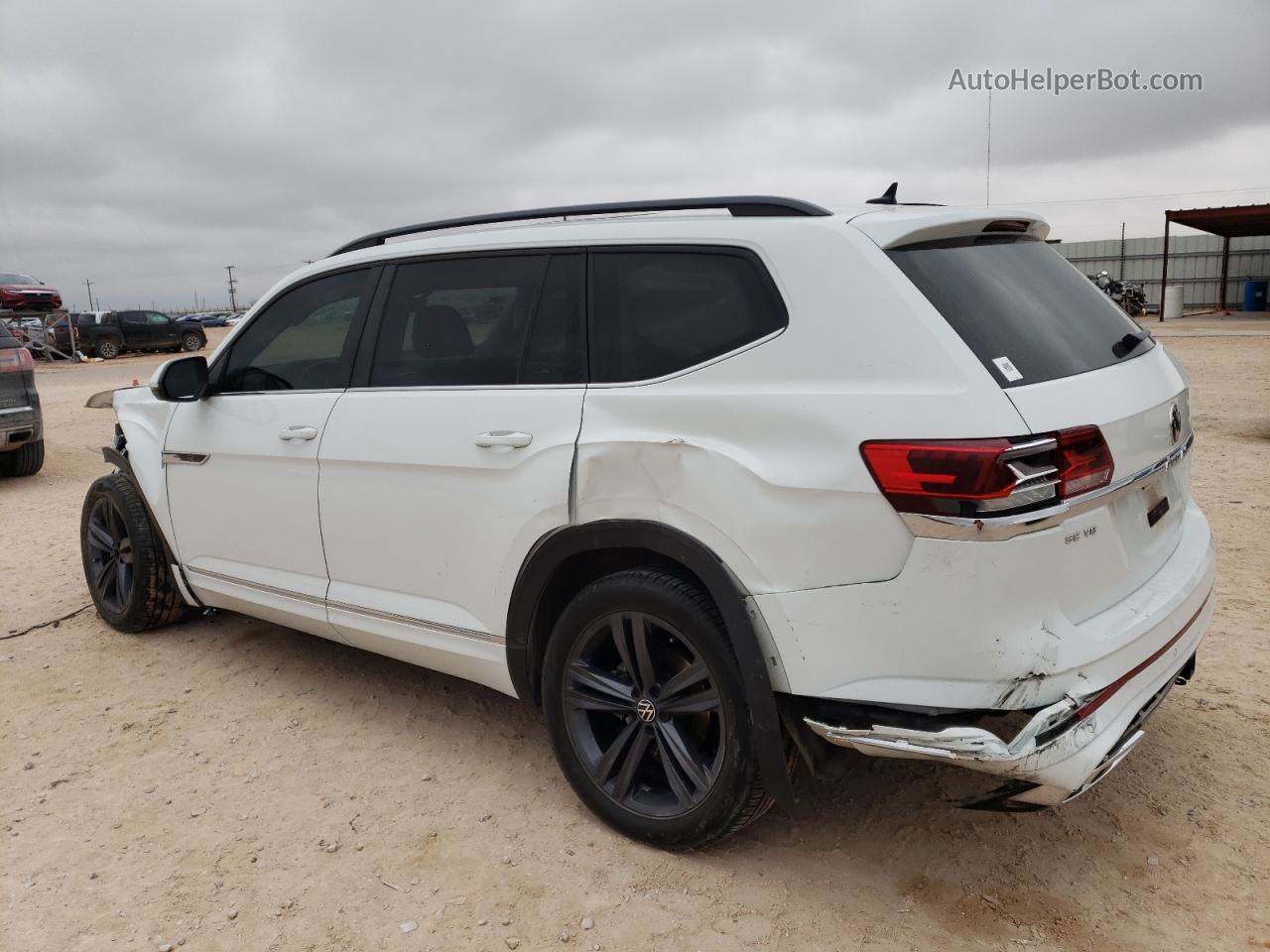 2021 Volkswagen Atlas Se White vin: 1V2RR2CA8MC565676