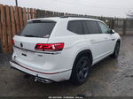 2021 Volkswagen Atlas 3.6l V6 Se W/technology R-line White vin: 1V2RR2CA8MC611376