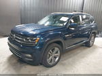 2018 Volkswagen Atlas 3.6l V6 Sel Dark Blue vin: 1V2RR2CAXJC583639