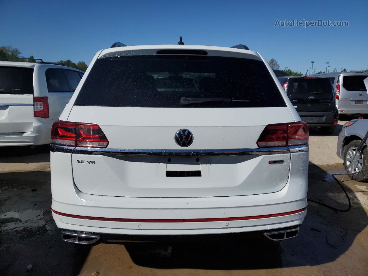 2021 Volkswagen Atlas Se White vin: 1V2RR2CAXMC587873