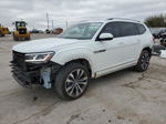 2021 Volkswagen Atlas Sel R-line White vin: 1V2SR2CA6MC568982