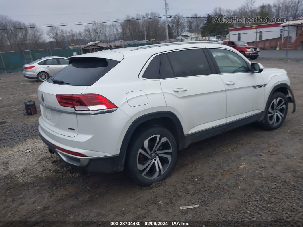 2021 Volkswagen Atlas Cross Sport 3.6l V6 Sel Premium White vin: 1V2TE2CA7MC223606