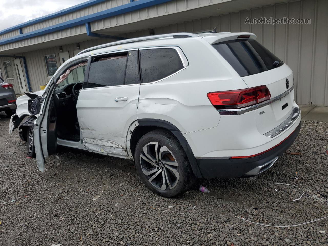 2021 Volkswagen Atlas Sel Premium White vin: 1V2TP2CA4MC539023