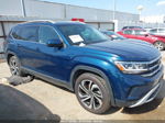 2021 Volkswagen Atlas 3.6l V6 Sel Premium Blue vin: 1V2TR2CA1MC521069