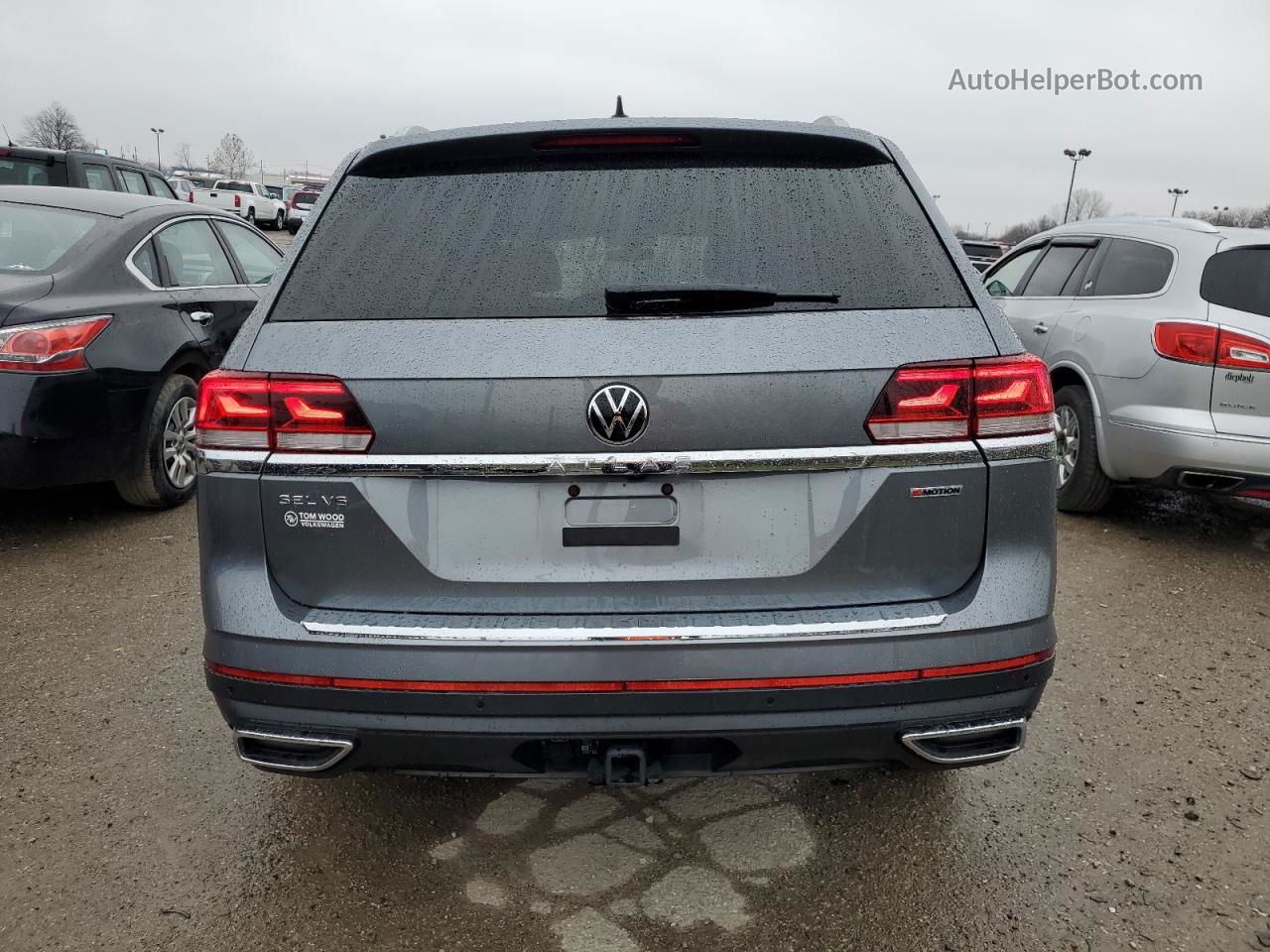 2021 Volkswagen Atlas Sel Premium Gray vin: 1V2TR2CA1MC530922