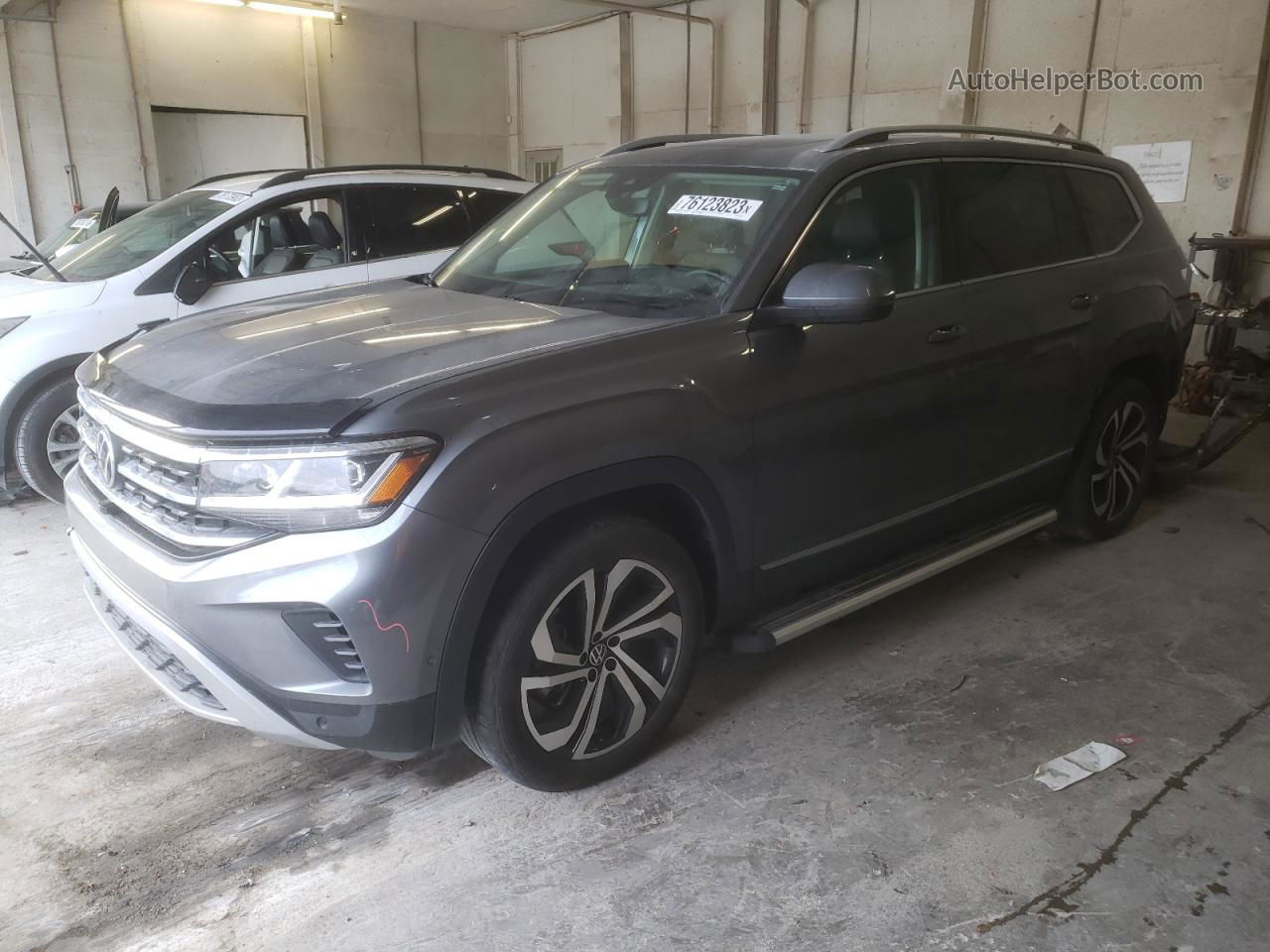 2021 Volkswagen Atlas Sel Premium Gray vin: 1V2TR2CA3MC541257