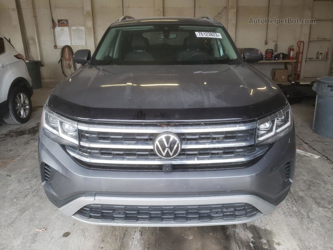 2021 Volkswagen Atlas Sel Premium Gray vin: 1V2TR2CA3MC541257