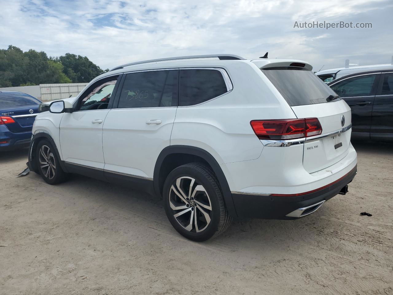 2021 Volkswagen Atlas Sel Premium White vin: 1V2TR2CA4MC511300