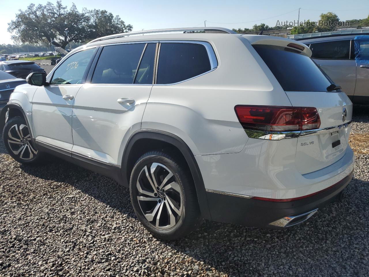 2021 Volkswagen Atlas Sel Premium White vin: 1V2TR2CA4MC572999