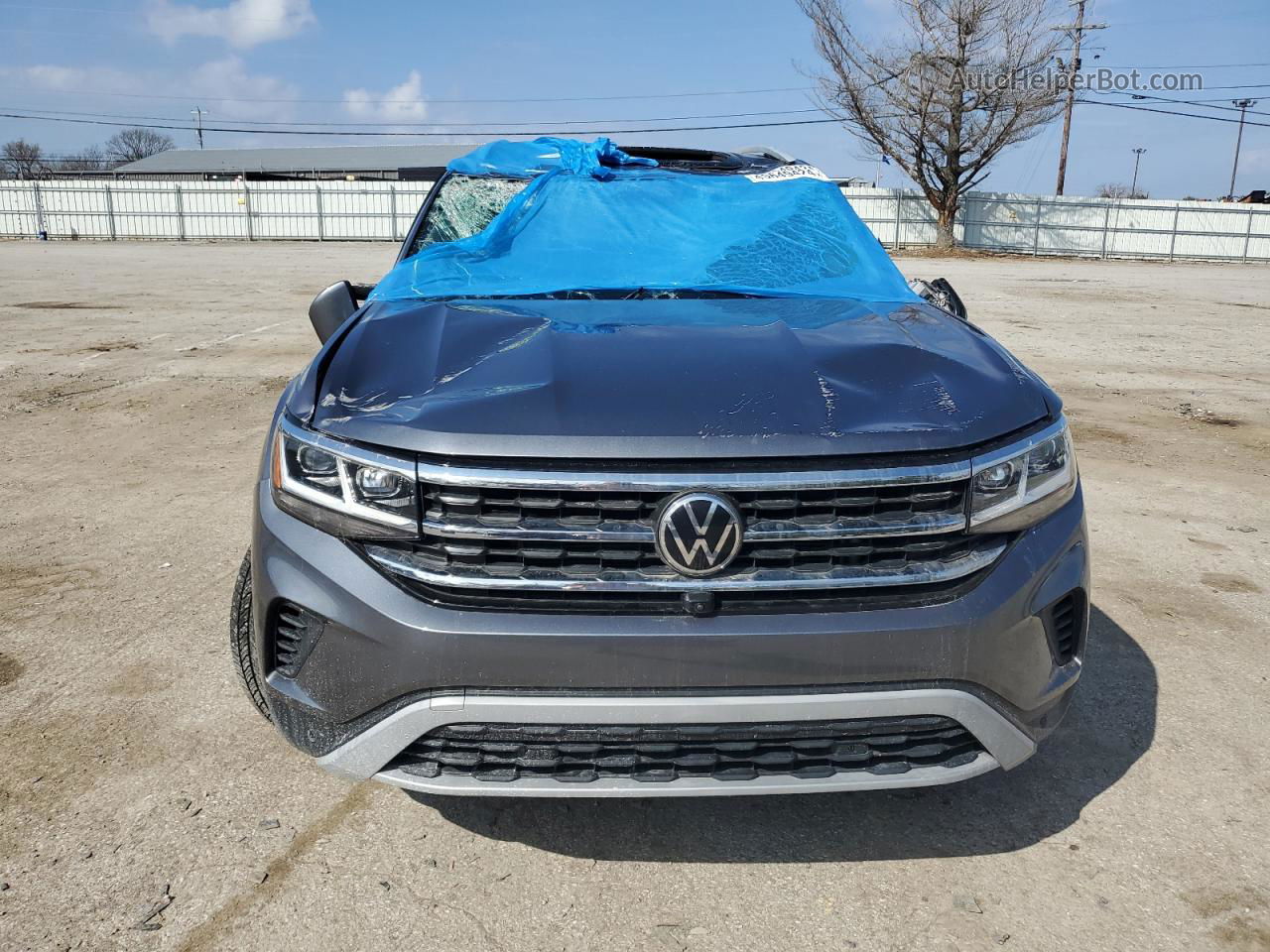 2021 Volkswagen Atlas Sel Premium Gray vin: 1V2TR2CA5MC512682