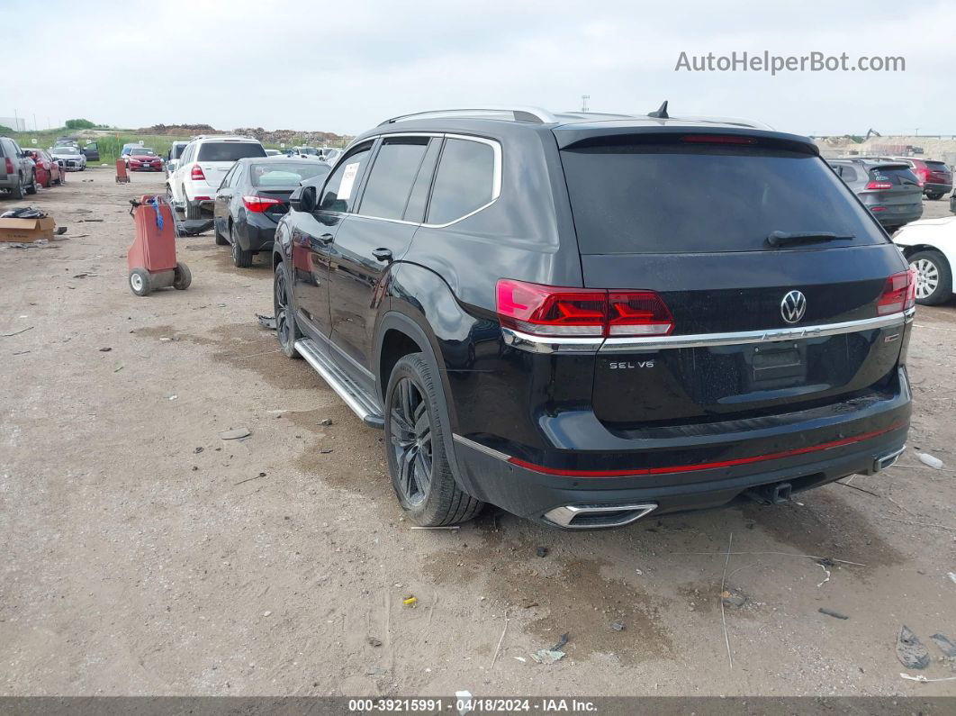 2021 Volkswagen Atlas 3.6l V6 Sel Premium Черный vin: 1V2TR2CA5MC528283