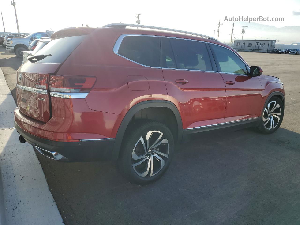 2021 Volkswagen Atlas Sel Premium Red vin: 1V2TR2CA6MC511587