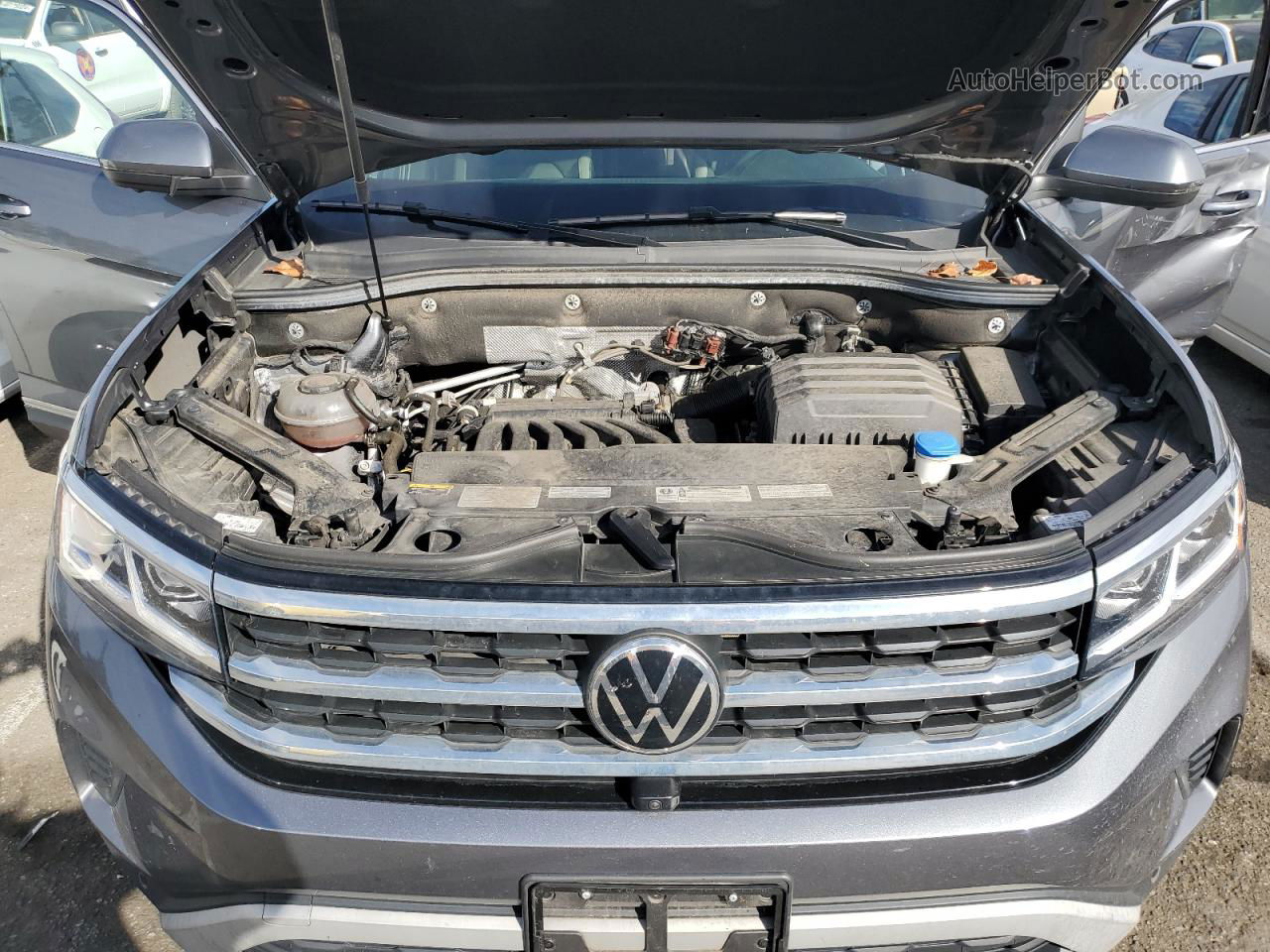 2021 Volkswagen Atlas Sel Premium Серый vin: 1V2TR2CA6MC529572