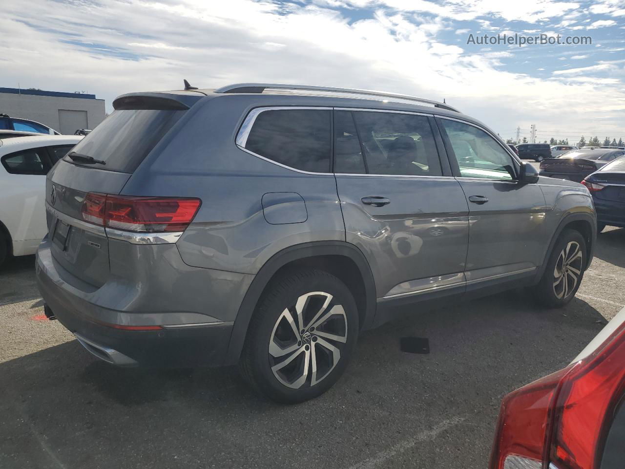 2021 Volkswagen Atlas Sel Premium Gray vin: 1V2TR2CA6MC529572