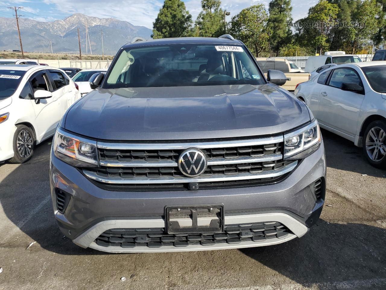 2021 Volkswagen Atlas Sel Premium Серый vin: 1V2TR2CA6MC529572