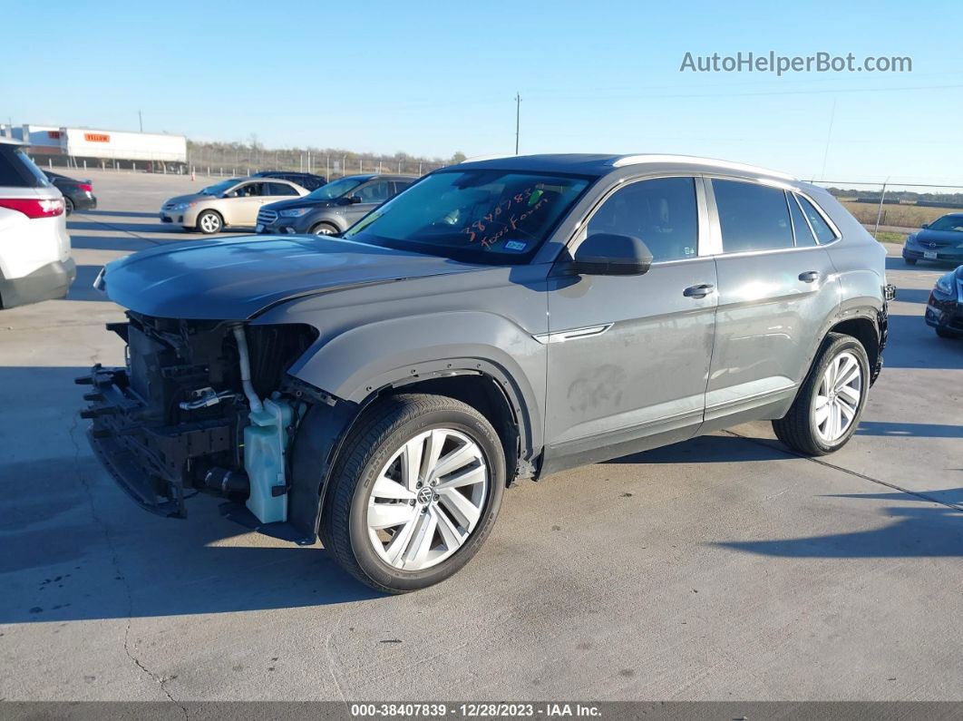 2021 Volkswagen Atlas Cross Sport 2.0t Se W/technology Gray vin: 1V2WC2CA0MC202745