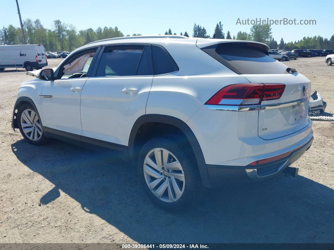 2021 Volkswagen Atlas Cross Sport 2.0t Se W/technology White vin: 1V2WC2CA2MC203136