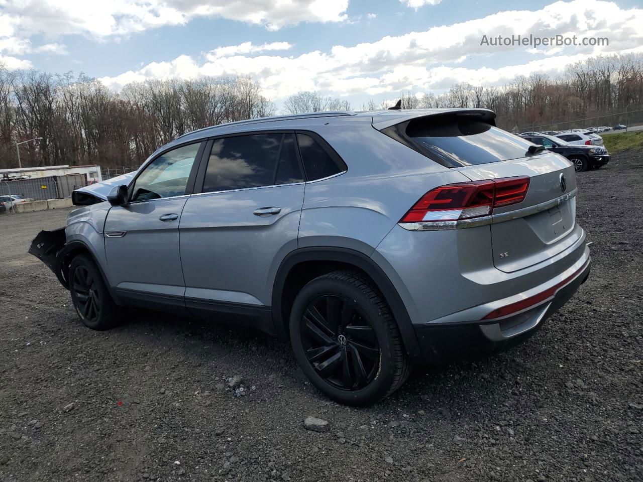 2021 Volkswagen Atlas Cross Sport Se Серебряный vin: 1V2WC2CA9MC239390