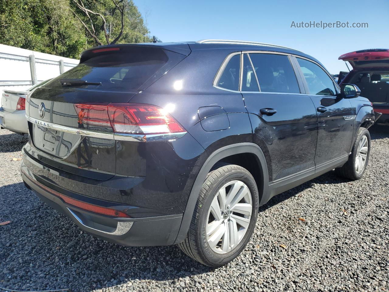 2021 Volkswagen Atlas Cross Sport Se Black vin: 1V2WE2CA0MC237568