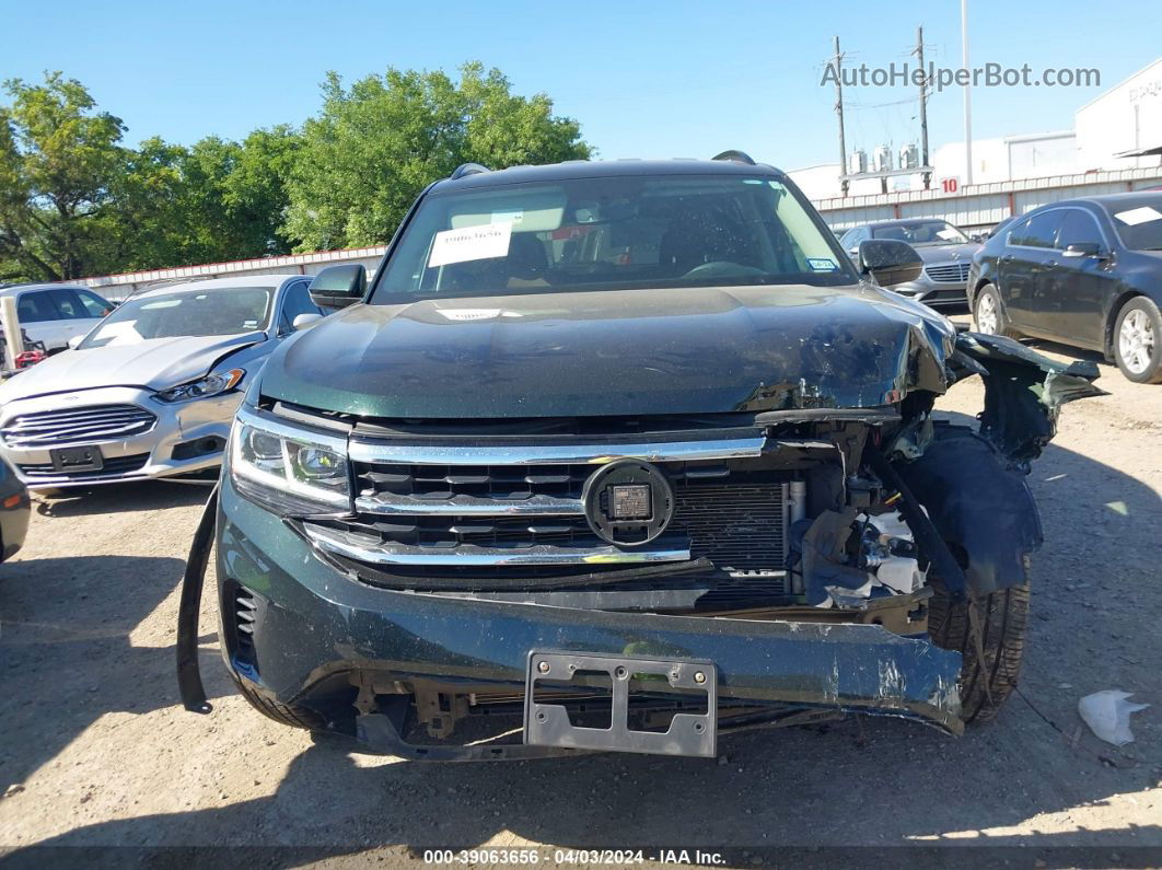 2021 Volkswagen Atlas 2.0t Se W/technology Green vin: 1V2WP2CAXMC577305