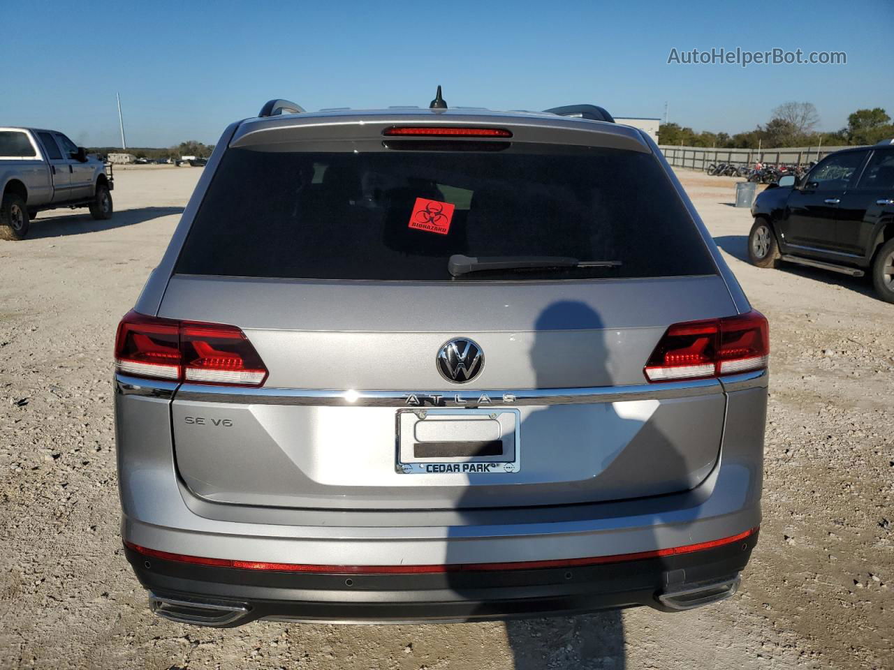 2021 Volkswagen Atlas Se Серебряный vin: 1V2WR2CA0MC597072