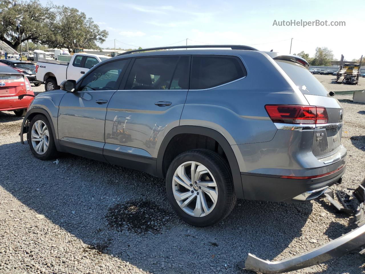 2021 Volkswagen Atlas Se Gray vin: 1V2WR2CA1MC537320