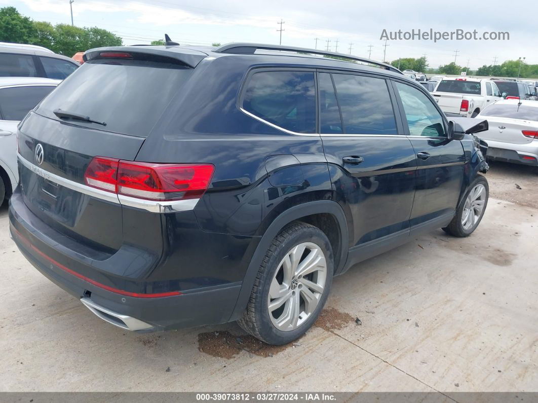 2021 Volkswagen Atlas 3.6l V6 Se W/technology Черный vin: 1V2WR2CA1MC546261