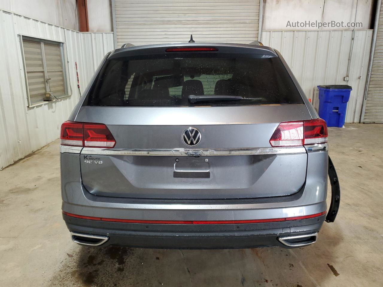 2021 Volkswagen Atlas Se Gray vin: 1V2WR2CA1MC583455