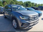 2021 Volkswagen Atlas 3.6l V6 Se W/technology Gray vin: 1V2WR2CA4MC583028