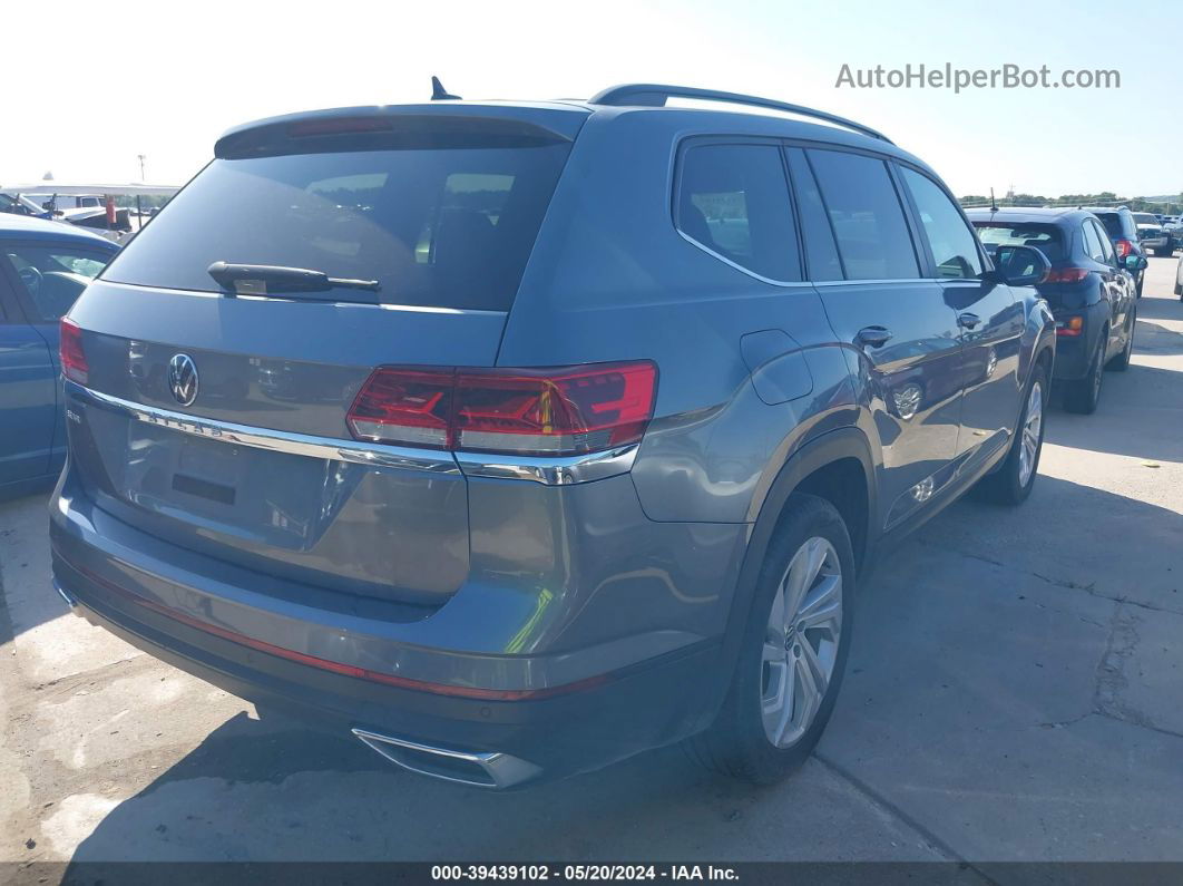 2021 Volkswagen Atlas 3.6l V6 Se W/technology Gray vin: 1V2WR2CA4MC583028