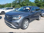 2021 Volkswagen Atlas 3.6l V6 Se W/technology Gray vin: 1V2WR2CA4MC583028