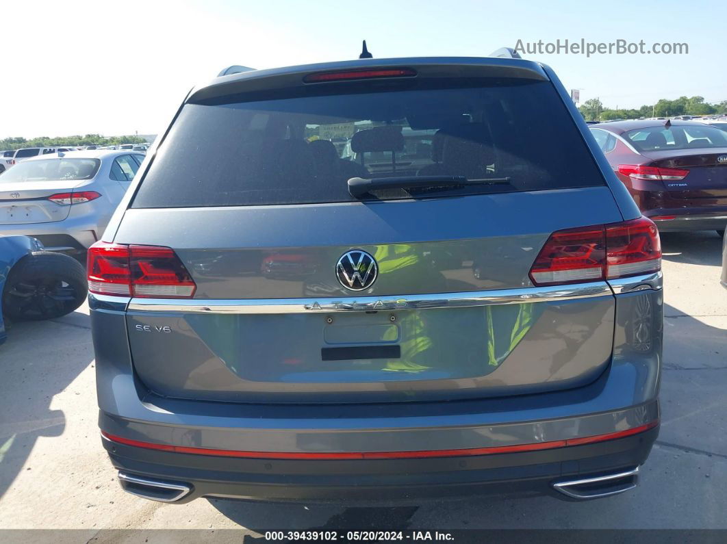 2021 Volkswagen Atlas 3.6l V6 Se W/technology Gray vin: 1V2WR2CA4MC583028