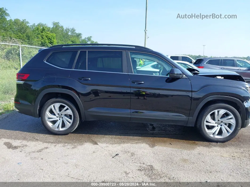 2021 Volkswagen Atlas 3.6l V6 Se W/technology Black vin: 1V2WR2CA5MC606445