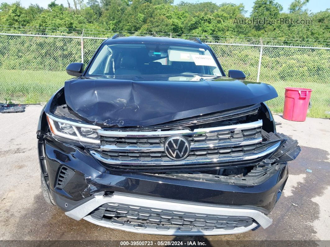 2021 Volkswagen Atlas 3.6l V6 Se W/technology Black vin: 1V2WR2CA5MC606445