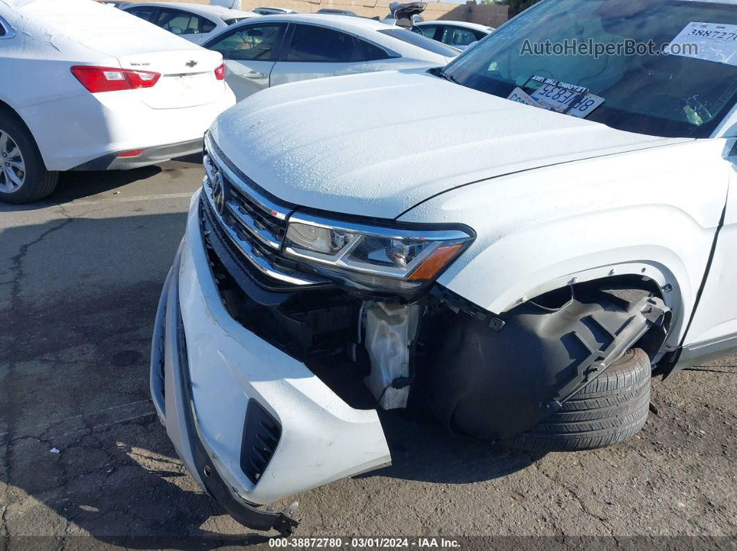 2021 Volkswagen Atlas 3.6l V6 Se W/technology White vin: 1V2WR2CA6MC500201