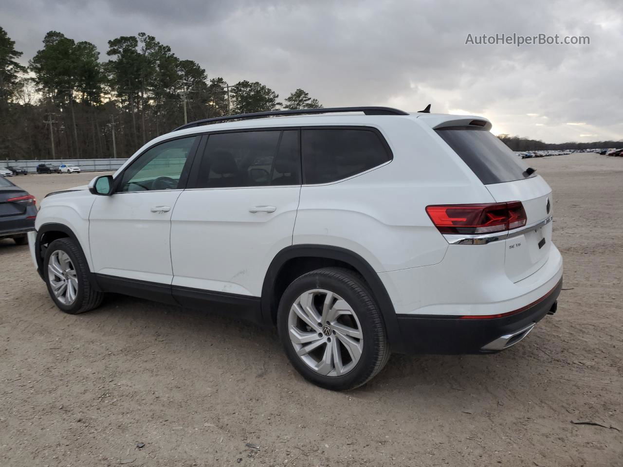 2021 Volkswagen Atlas Se White vin: 1V2WR2CA6MC562486