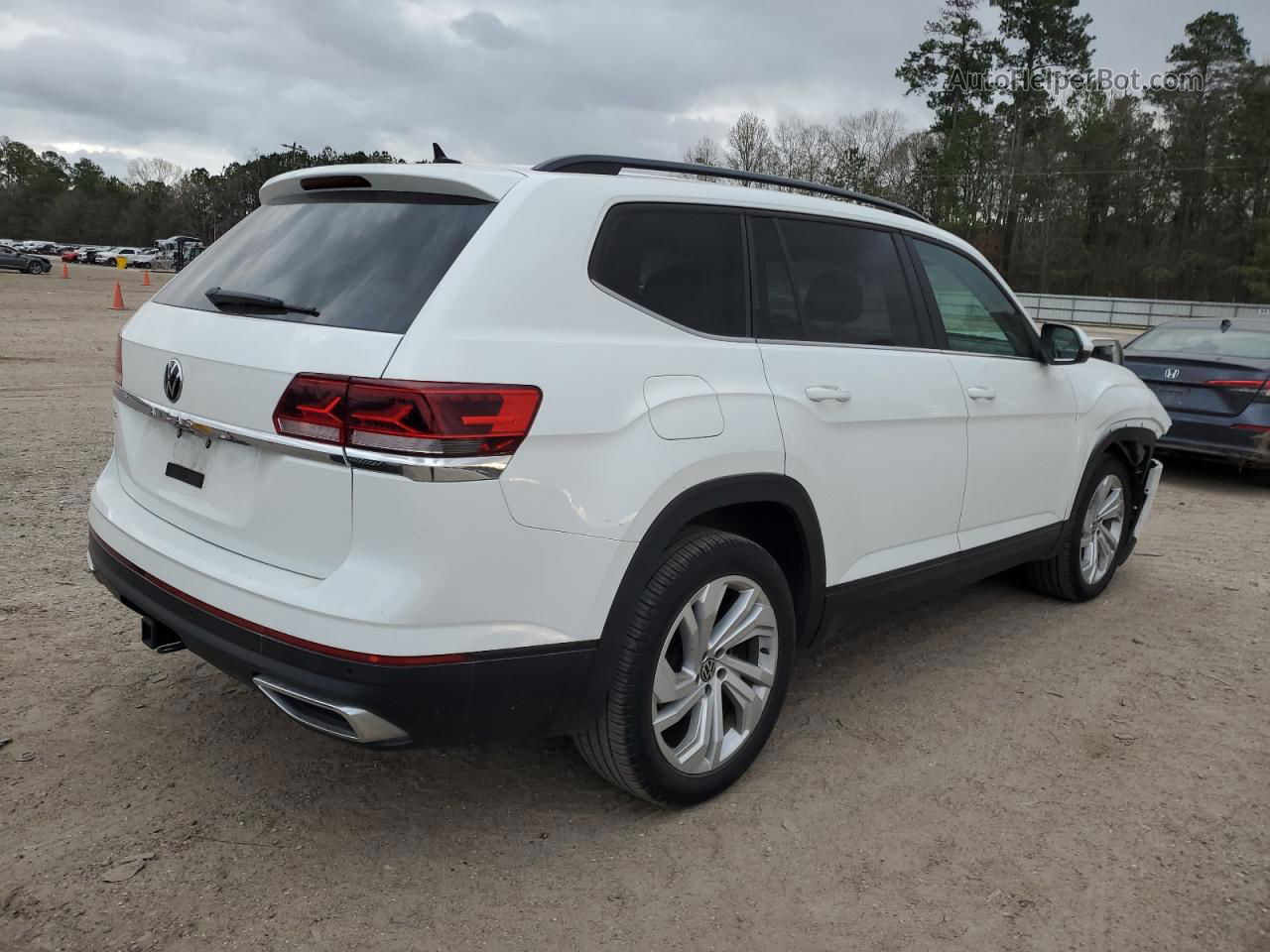 2021 Volkswagen Atlas Se White vin: 1V2WR2CA6MC562486