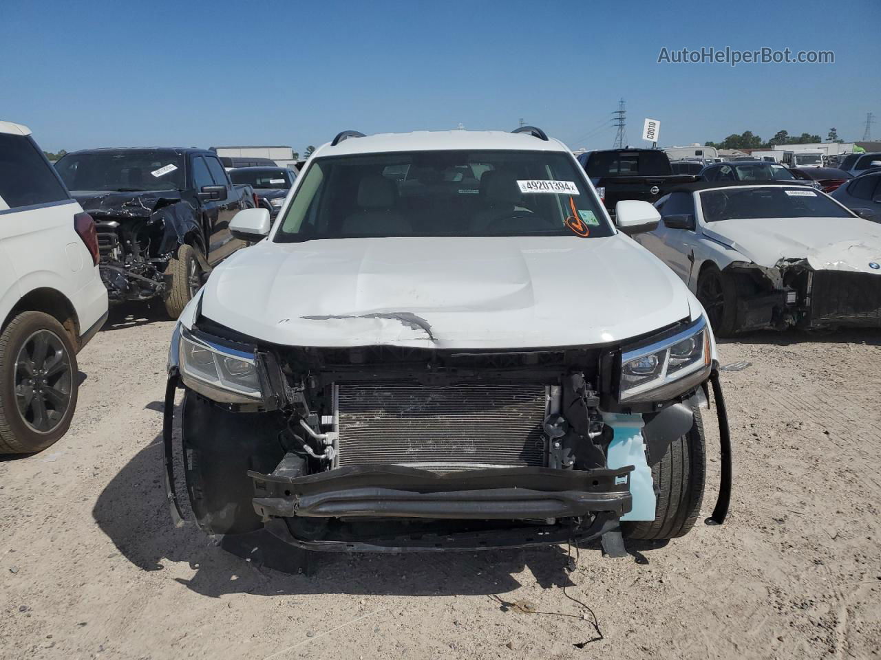 2021 Volkswagen Atlas Se White vin: 1V2WR2CA6MC562486