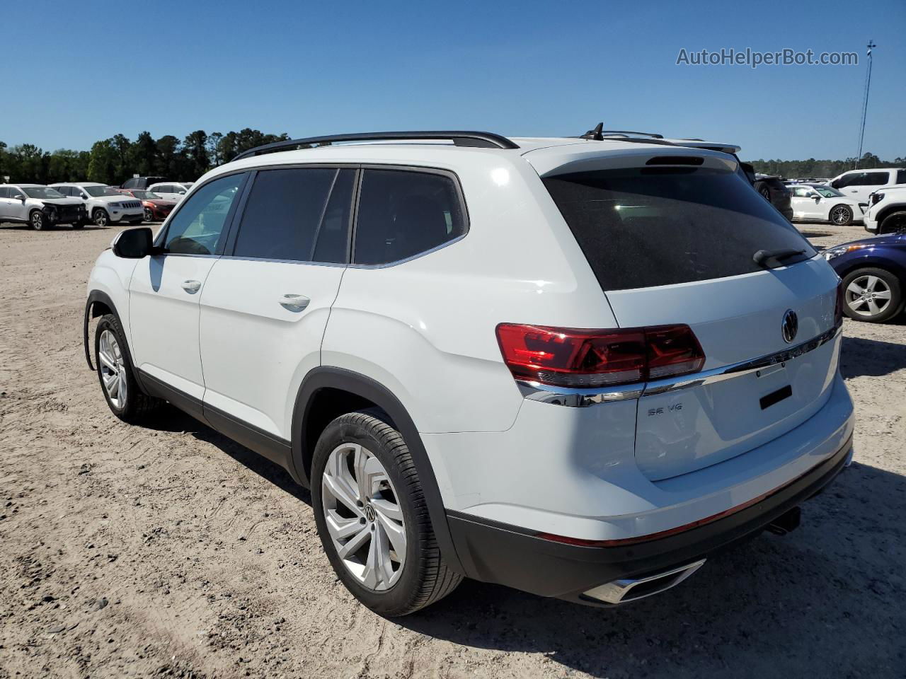 2021 Volkswagen Atlas Se Белый vin: 1V2WR2CA6MC562486