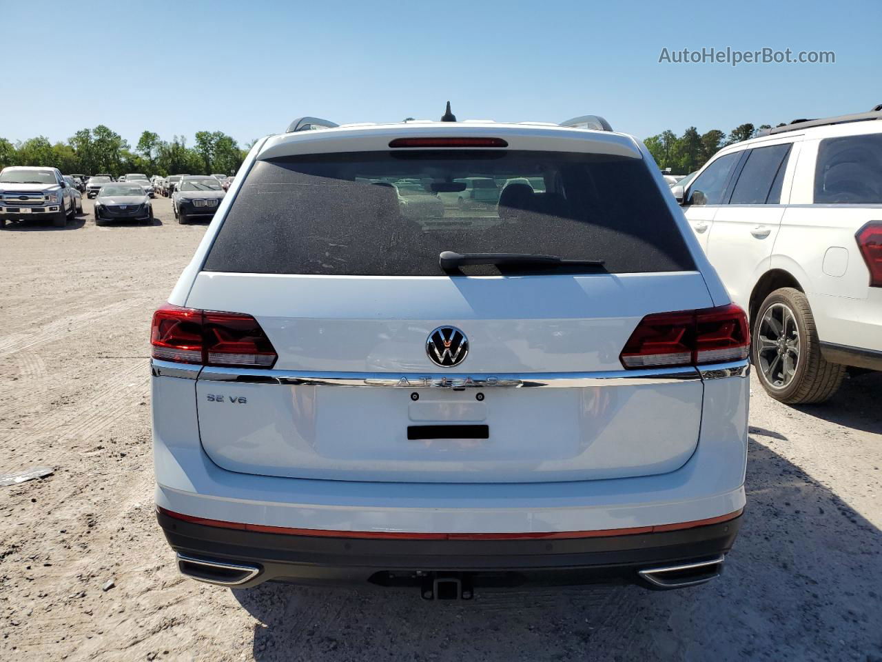 2021 Volkswagen Atlas Se White vin: 1V2WR2CA6MC562486