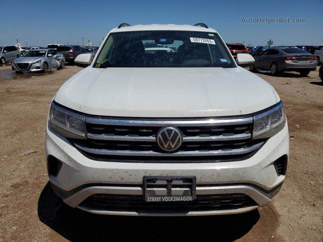 2021 Volkswagen Atlas Se Белый vin: 1V2WR2CA7MC561198