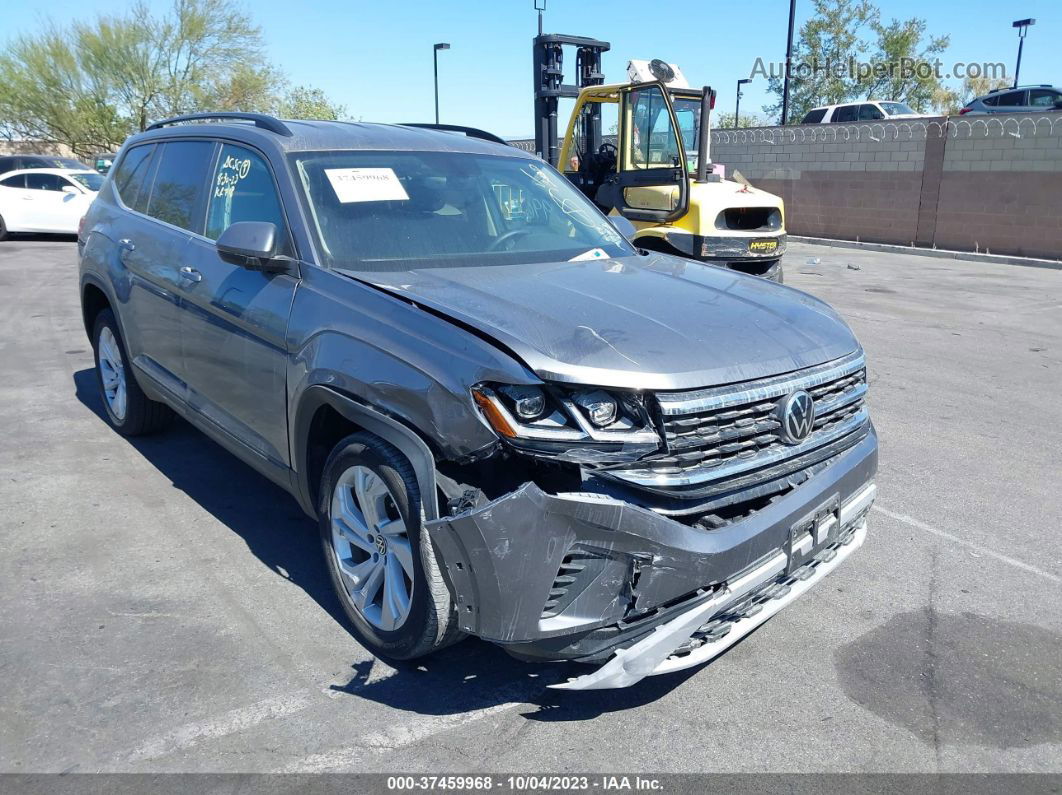 2021 Volkswagen Atlas 3.6l V6 Se W/technology Blue vin: 1V2WR2CA8MC558648