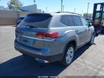 2021 Volkswagen Atlas 3.6l V6 Se W/technology Blue vin: 1V2WR2CA8MC558648