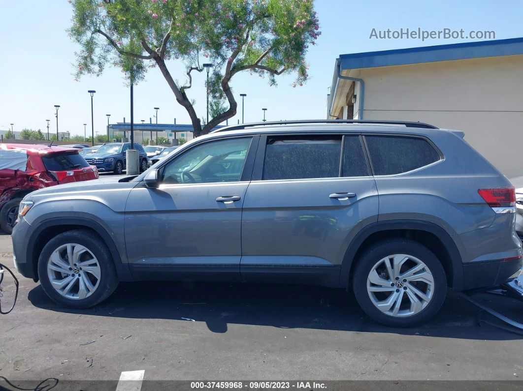 2021 Volkswagen Atlas 3.6l V6 Se W/technology Blue vin: 1V2WR2CA8MC558648