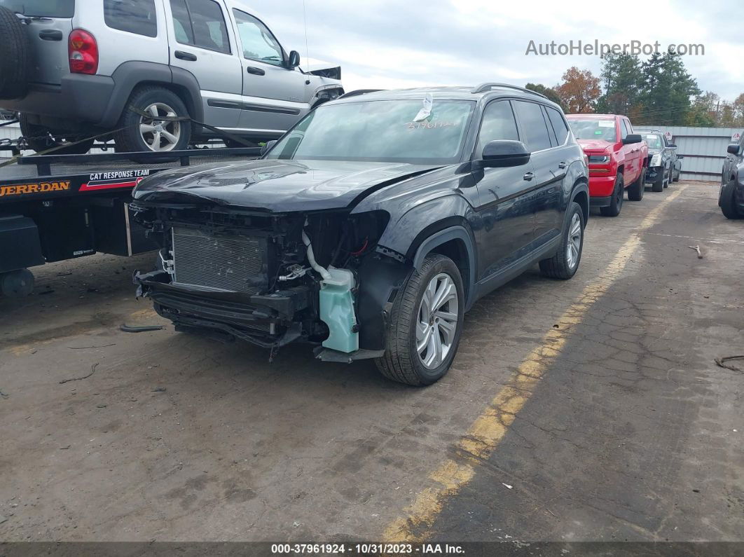 2021 Volkswagen Atlas 3.6l V6 Se W/technology Черный vin: 1V2WR2CA9MC555371