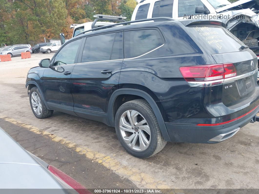 2021 Volkswagen Atlas 3.6l V6 Se W/technology Black vin: 1V2WR2CA9MC555371