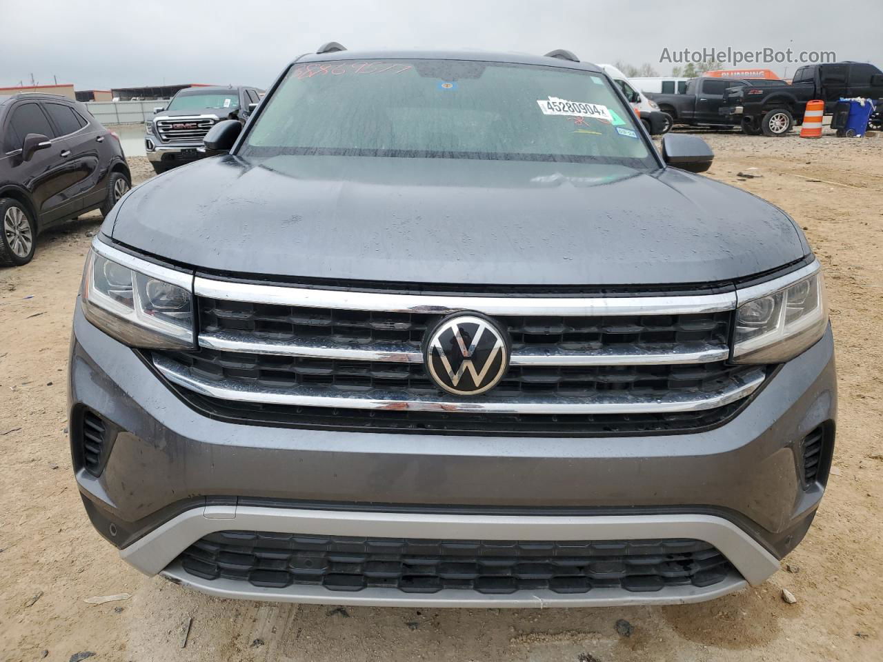 2021 Volkswagen Atlas Se Gray vin: 1V2WR2CAXMC511315