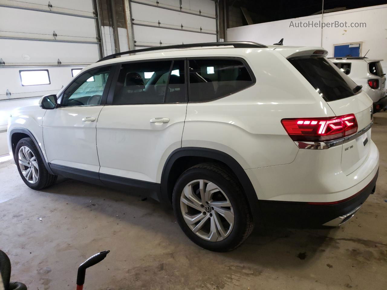 2021 Volkswagen Atlas Se White vin: 1V2WR2CAXMC566105