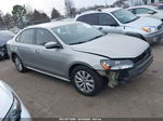 2013 Volkswagen Passat 2.5l S Silver vin: 1VWAH7A31DC117182